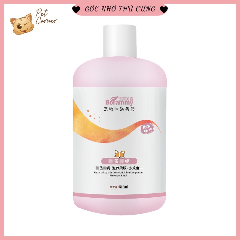 Sữa tắm cho chó mèo Borammy 500ml
