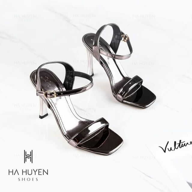 Sandal gót dẹt cong mới 7cm