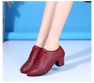 Giày khiêu vũ da đế trụ đế 5cm