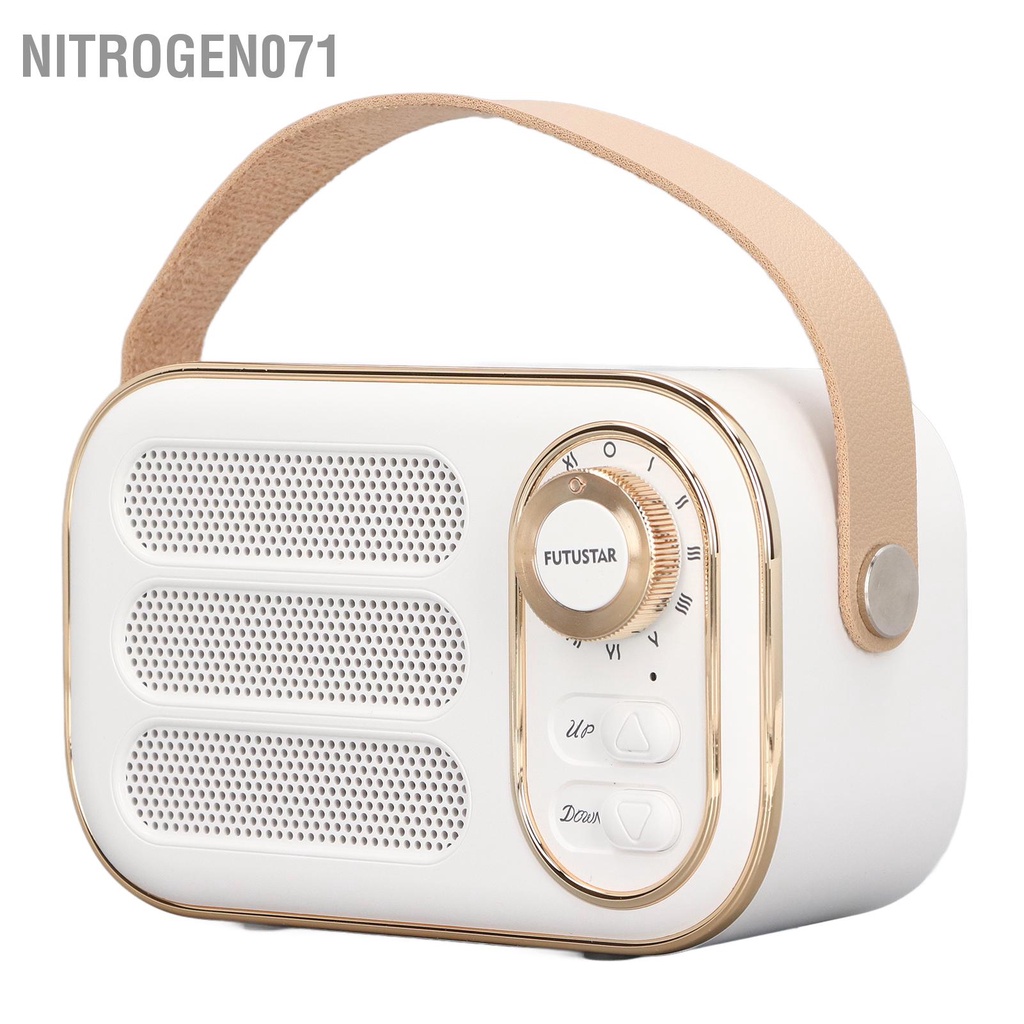 Nitrogen071 Loa Bluetooth mini Thiết kế dây buộc cầm tay không Cổ điển di động nhỏ cho ô tô gia đình