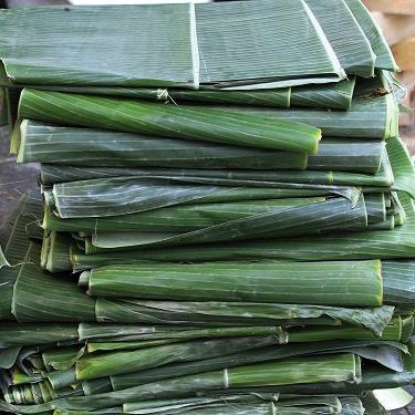 1kg Lá chuối tươi để gói bánh