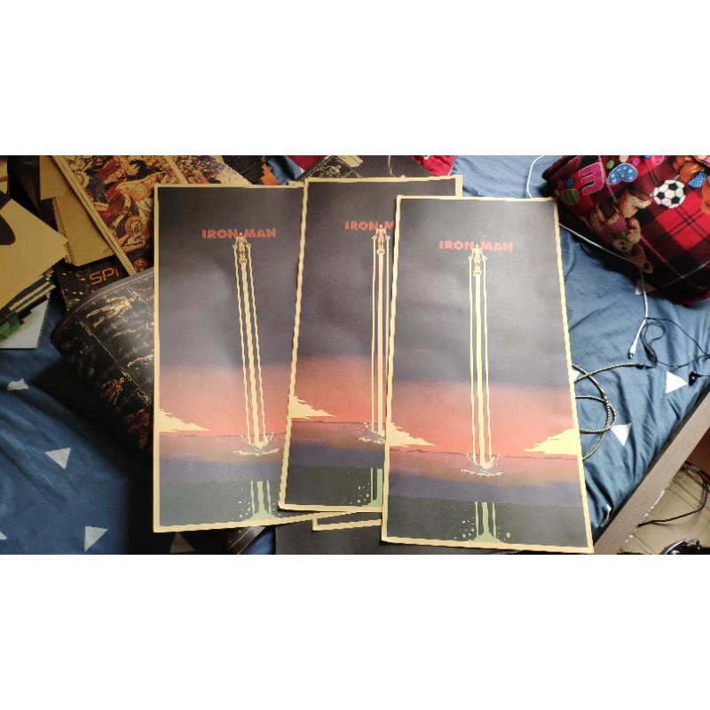 Poster Tranh Ironman treo trường, trang trí, làm quà tặng