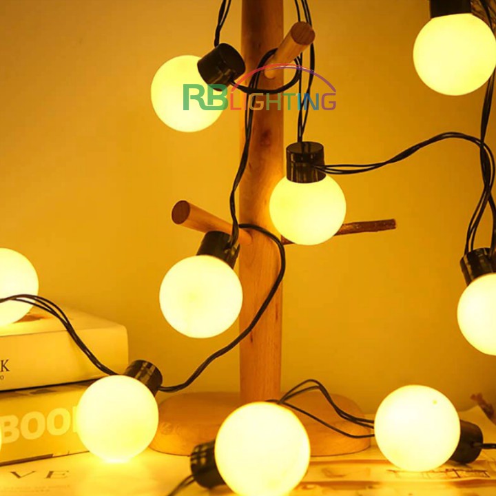 DÂY ĐÈN THẢ TRÁI CHANH TRANG TRÍ NGOÀI TRỜI RB LIGHTING (5m 20 bóng)