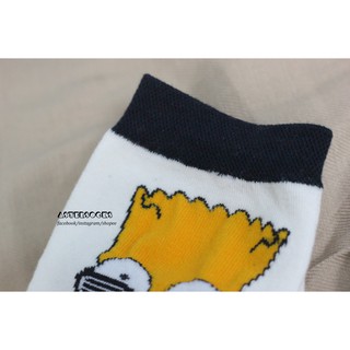 Tất cổ cao Bart Simpson trắng