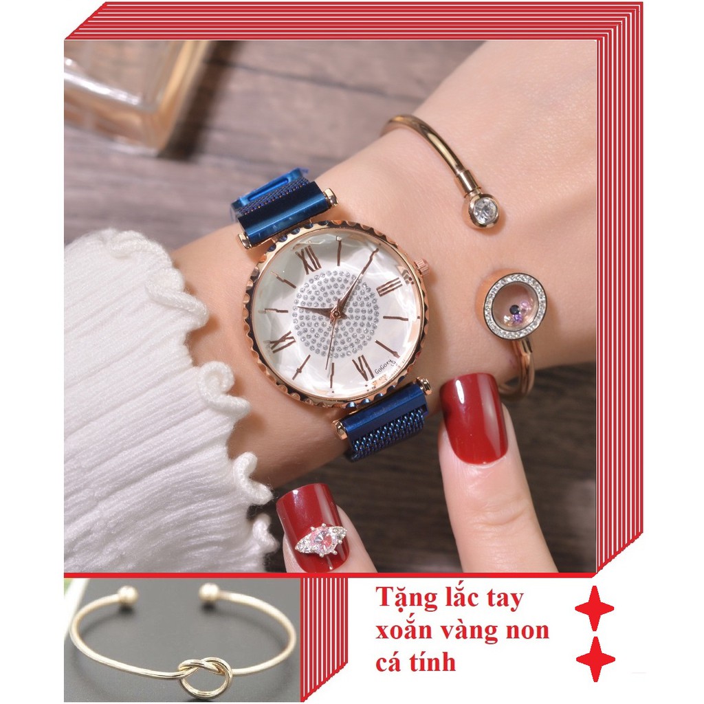 Đồng Hồ Nữ Gogoey Thời Trang [ Tặng Lắc Tay May Mắn + Tặng Pin ]