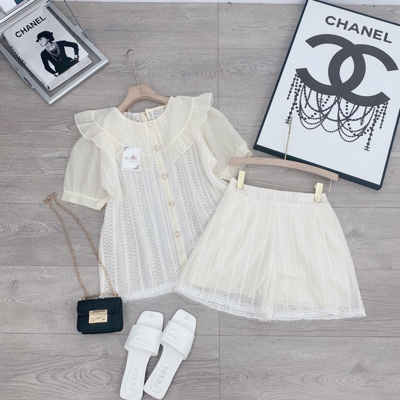 [ 𝐅𝐑𝐄𝐄 𝐒𝐇𝐈𝐏 ] SET REN SỌC CỔ BÈO CÚC NGỌC