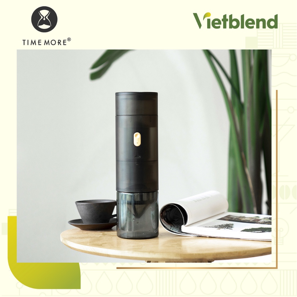 Máy xay cà phê tự động Timemore 123 Go - Lưỡi xay phủ Titanium - Đại lý chính hãng Timemore Việt Nam