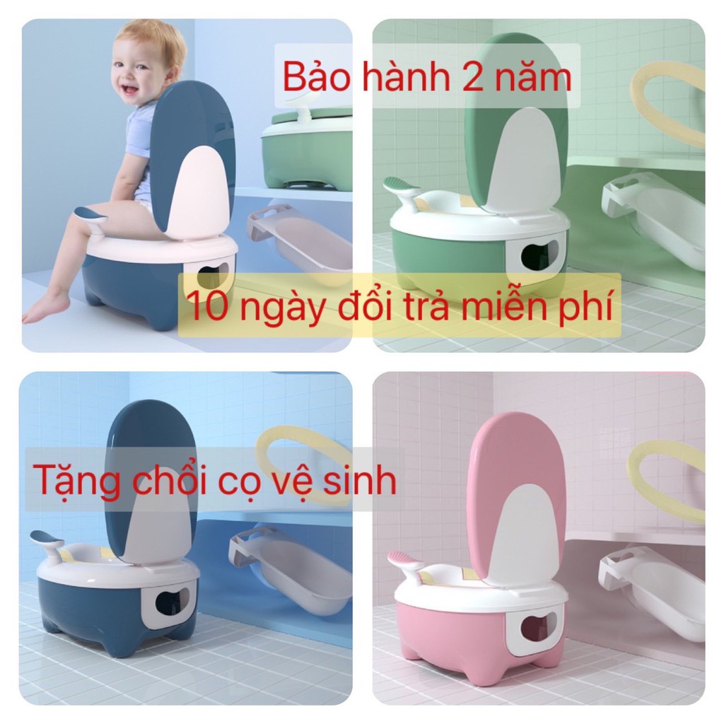 [ Bảo hành 12 tháng ] Bô vệ sinh cho bé, bộ vệ sinh cao cấp cho bé Baby Toilet