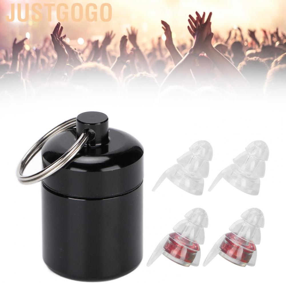 Justgogo Concert Earplugs Hearing Protection Tools For Music Performances Water Sports