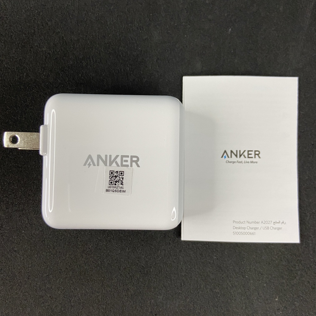 【Giao hàng nhanh】Sạc ANKER PowerPort II 2 cổng PIQ 24w - A2027 Bảo hành 18T chính hãng