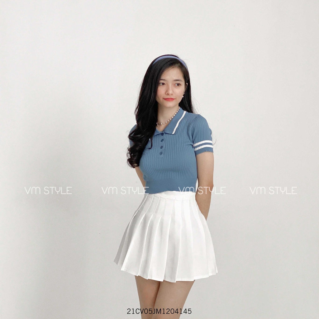 Chân váy tennis trơn nhiều màu kèm quần lót bên trong, thời trang Ulzzang nữ Fmstyle Saigon 21CV05JM1204 | BigBuy360 - bigbuy360.vn