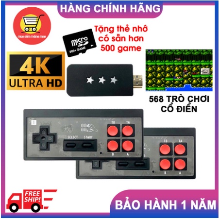 Máy chơi game cầm tay 2 người 4 nút HDMI-Y2 không dây – 568 trò chơi cổ điển