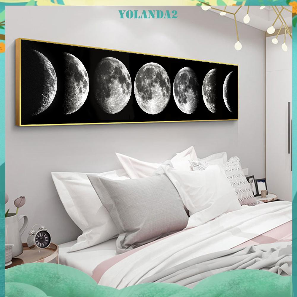 Tranh đính đá kim cương toàn bộ 5D DIY hình vẽ mặt trăng