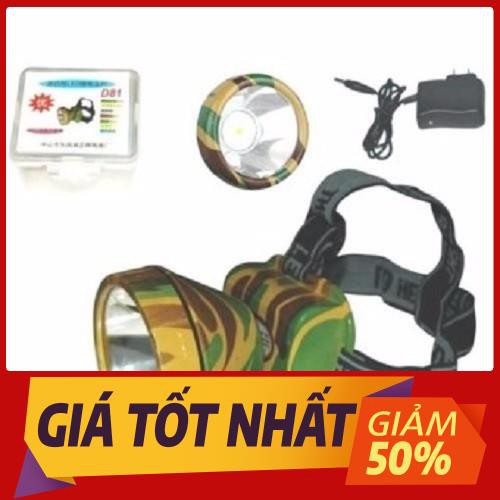 Đen pin đội đầu sạc điện 1 đèn LED GP-506 - đèn led đội đầu siêu tiết kiệm điện – đèn pin cao cấp