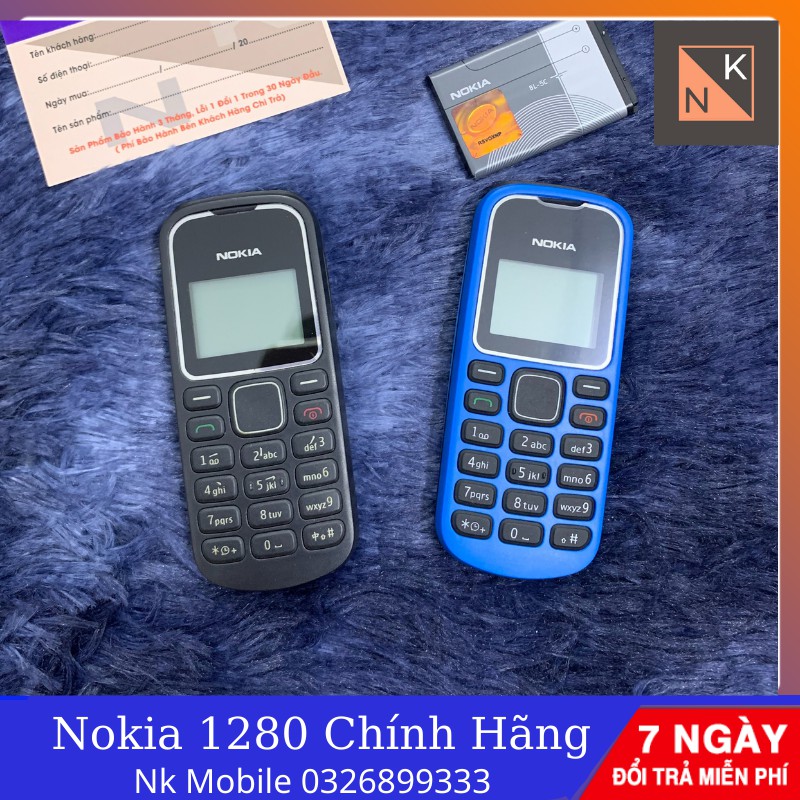Nokia 1280 Chuẩn Nokia, Main Màn Zin Chính Hãng
