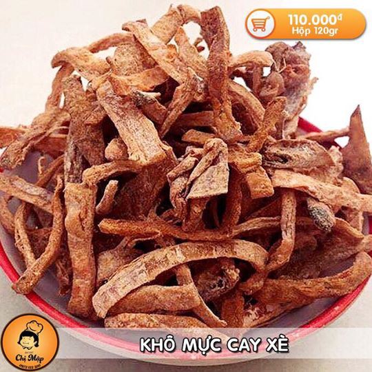 Khô mực cay xè 110gr