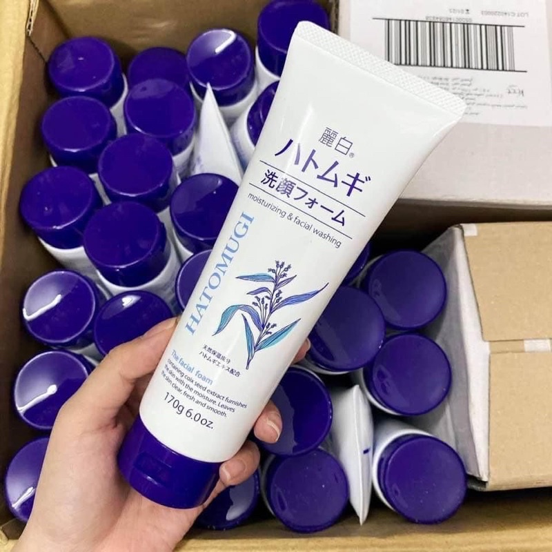 Sữa rửa mặt xuất xứ Nhật Bản Hatomugi 170g