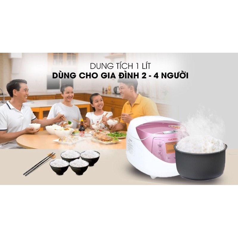 Nồi cơm điện tử cuckoo CR-0631F-Hàng mới xả