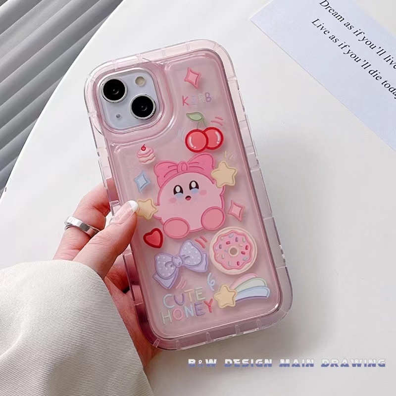 Ốp Điện Thoại Túi Khí Dày Mềm Màu Trong Suốt Hình Ngôi Sao Hoạt Hình Cho iPhone 14 13 12 11 Pro MAX IX XS MAX XR
