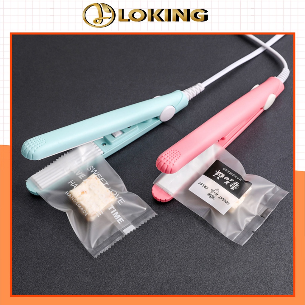 Máy hàn miệng túi cầm tay, máy hàn mini dùng với túi nilong, túi nhựa - LOKING