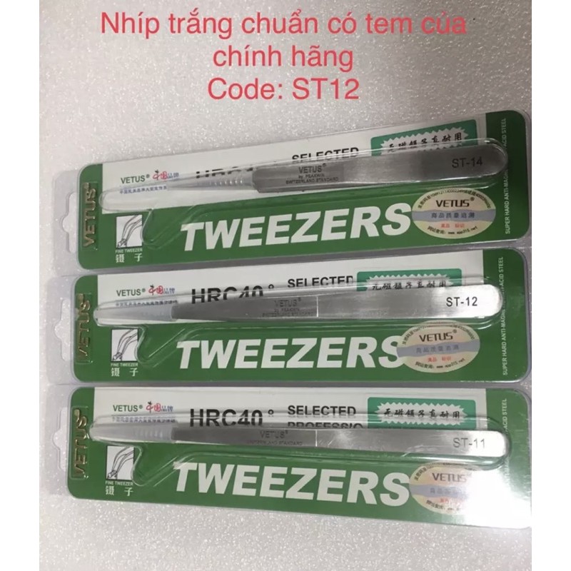 Nhíp nhặt lông Yến chuyên dụng Tweezers ST12