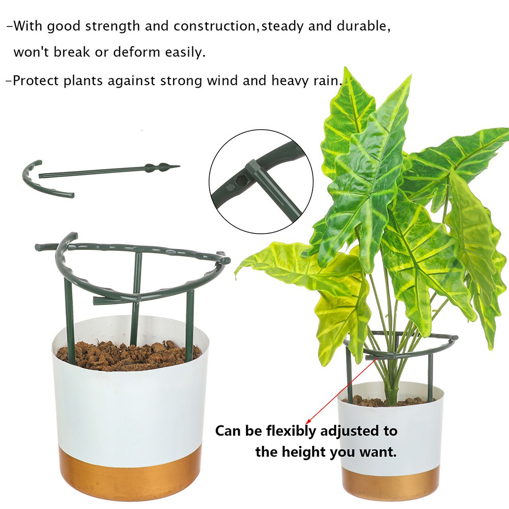 10 Thanh chắn cố định hình chữ U cắm trong chậu hoa có thể tái sử dụng