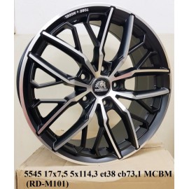 Mâm vành 17inch độ Hyundai Elantra, Avante, Santafe, Sonata, I30, Veloster