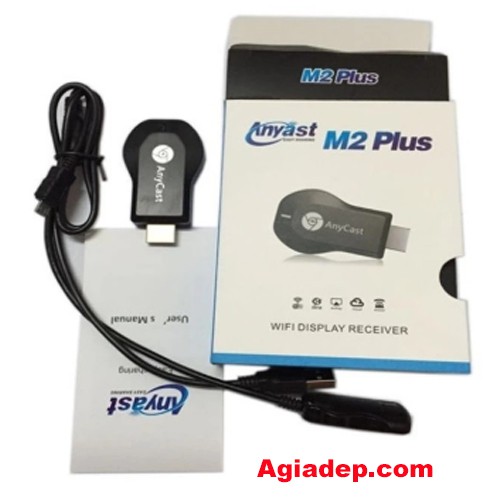 [ Thiết bị kết nối điện thoại với màn hình TV tivi ( HDMI không dây wireless ) Anycast - Xịn của Agiadep.com