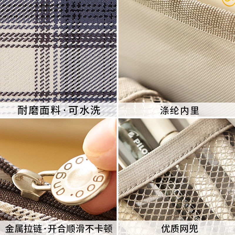 Túi Đựng Bút Chì Sức Chứa Lớn In Họa Tiết Dễ Thương Phong Cách Nhật Hàn Cho Nữ Sinh Trung Học
