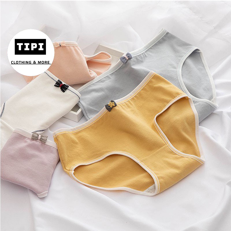 Quần lót cotton trơn sắc màu color A3 | BigBuy360 - bigbuy360.vn