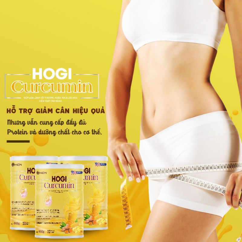Sữa Nghệ Curcumin Hogi 900g  Giúp làm lành vết thương chống lão hóa