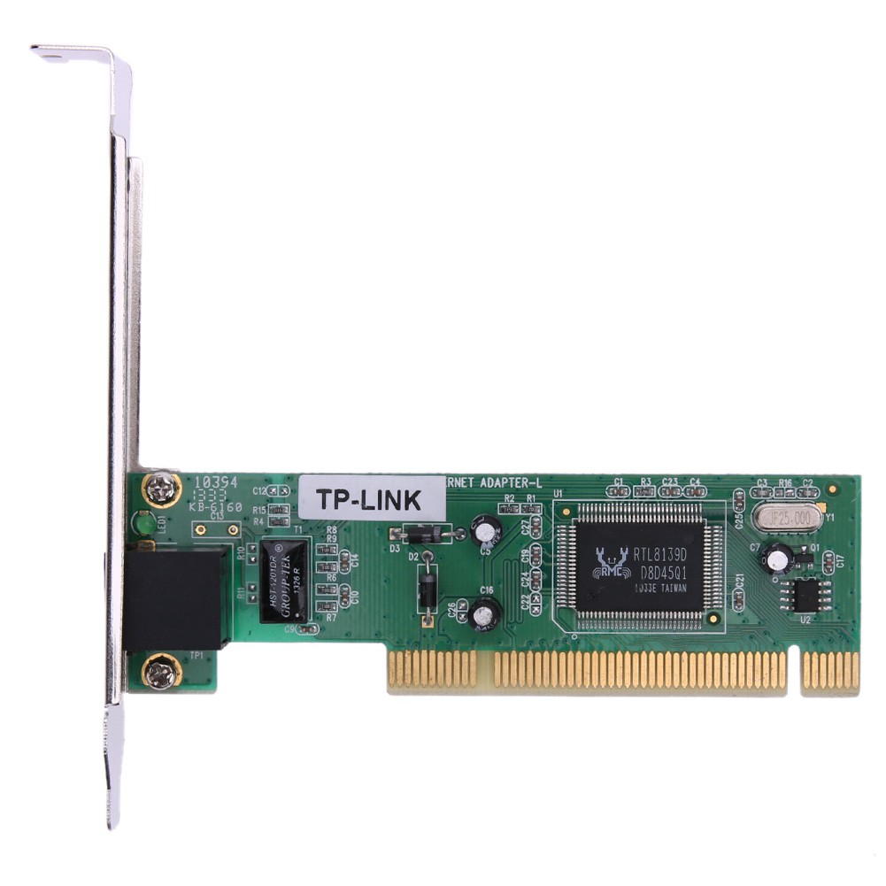 Card mạng lan PCI Realtek RTL8139D 10/100M 10/100Mbps RJ45 Ethernet