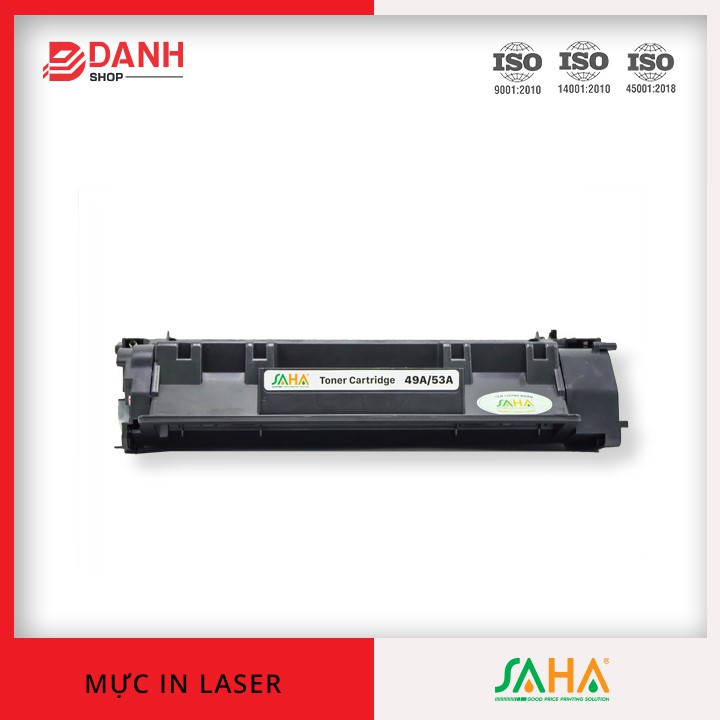 Mực in SAHA 49A/53A - Máy in HP Laser 1160, 1320, P2014, P2015/Canon LBP 3300 , 3310, 3370