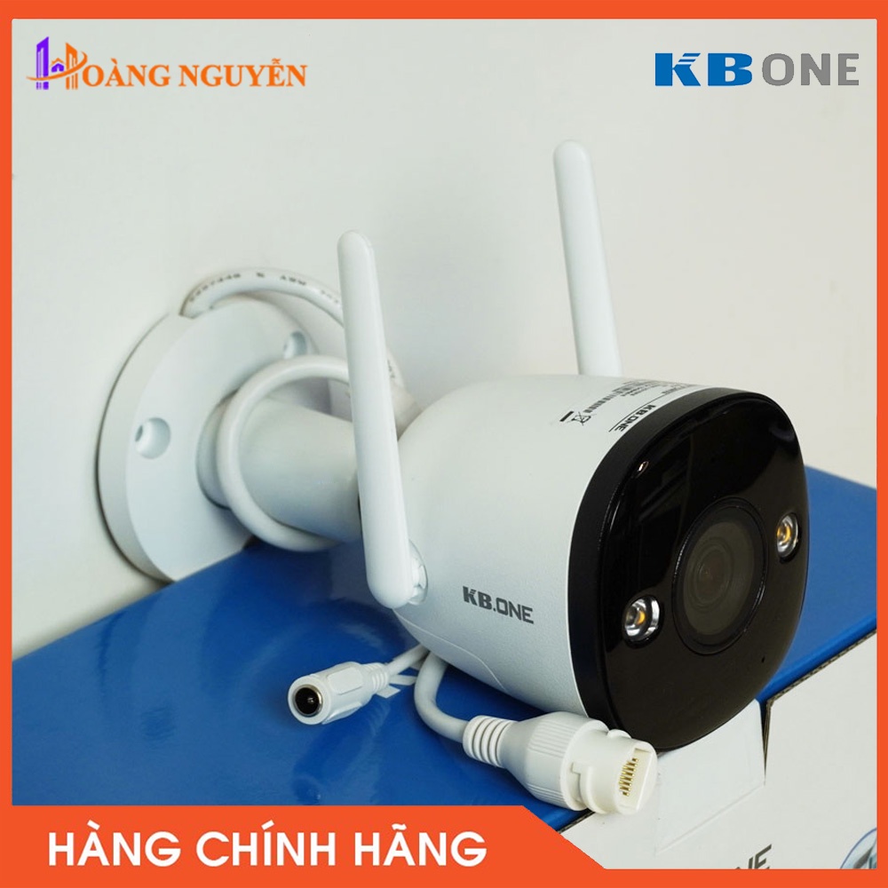 [NHÀ PHÂN PHỐI] Camera WIFI KBONE KN-B41FL 4.0MP Full Color Ngoài Trời - KN-B41FL Tầm Xa Hồng Ngoại Xa 30m Ngoài Trời