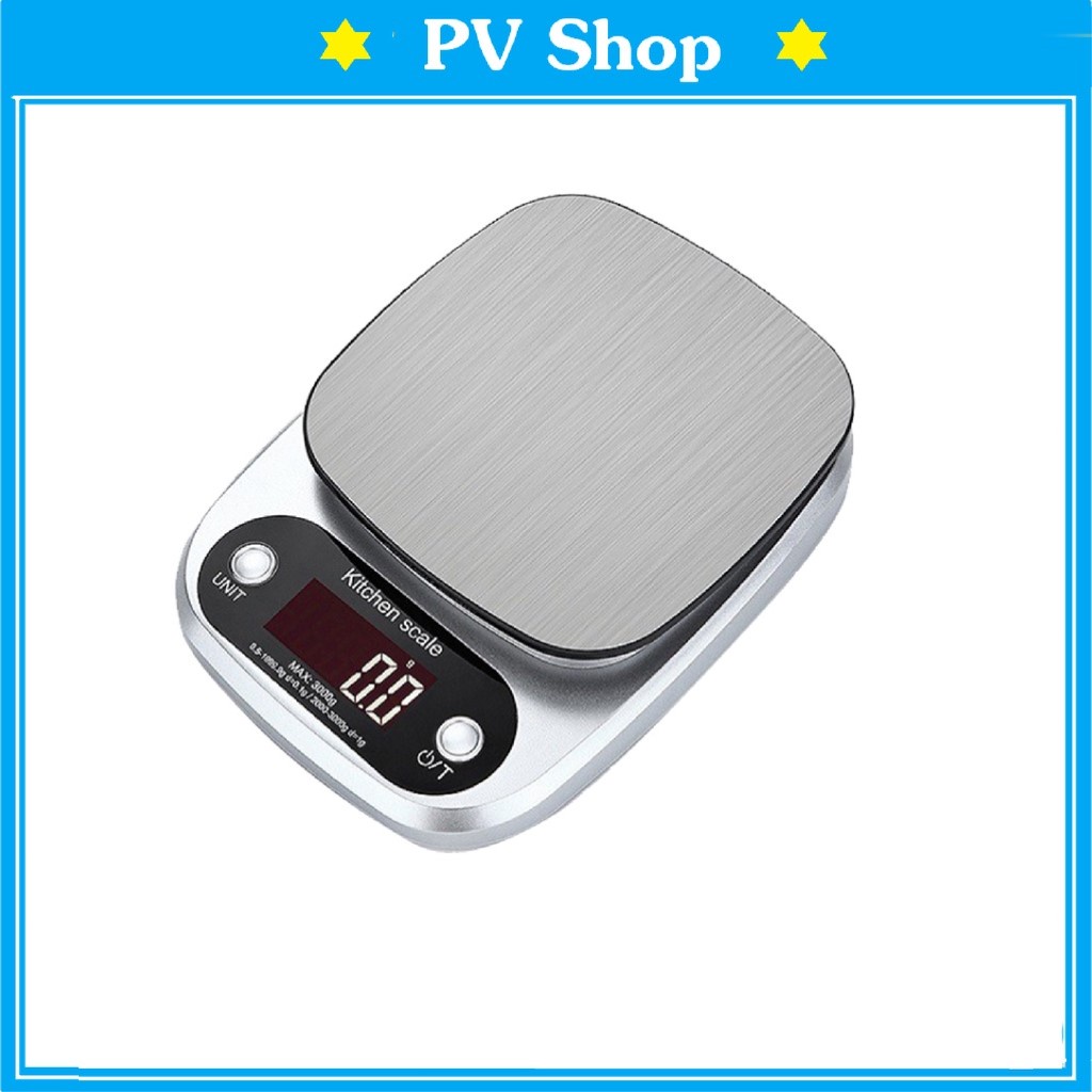 Cân tiểu ly điện tử nhà bếp mini làm bánh Cân tiểu li SH131 định lượng 3kg x 0,1g nhỏ gọn siêu chính xác Tặng kèm pin