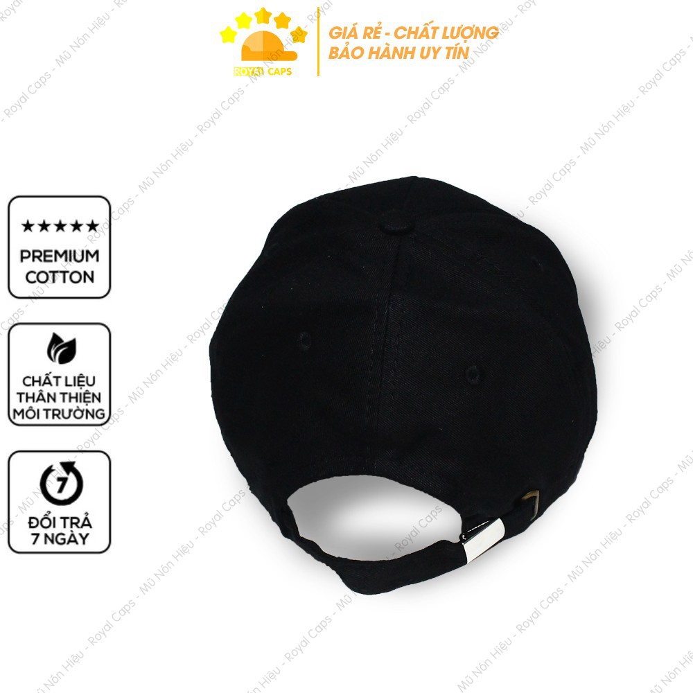 Mũ Lưỡi Trai Nón Lưỡi Trai Nam Nữ Balenciaga Đen Vải Kaki Nón Kết - Royal Caps