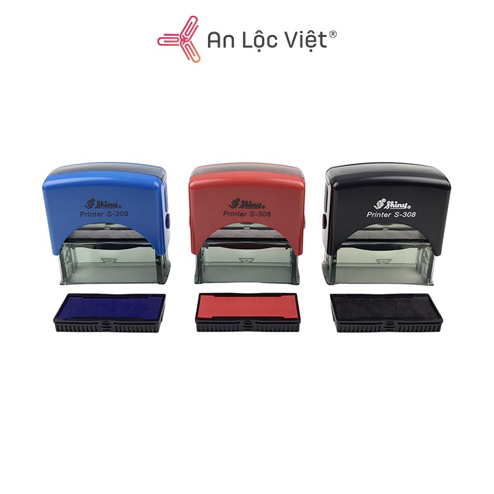 Khắc dấu tên Shiny S-308 theo yêu cầu - con dấu tên dài - cực bền và đóng siêu nét