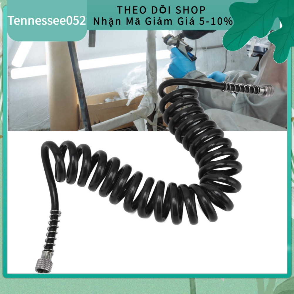Hàng Sẵn Ống khí lò xo Polyurethane Coil với G1 / 8 Dây nối máy máy nén khi airbrush và bút sơn mô hình【Tennessee052】