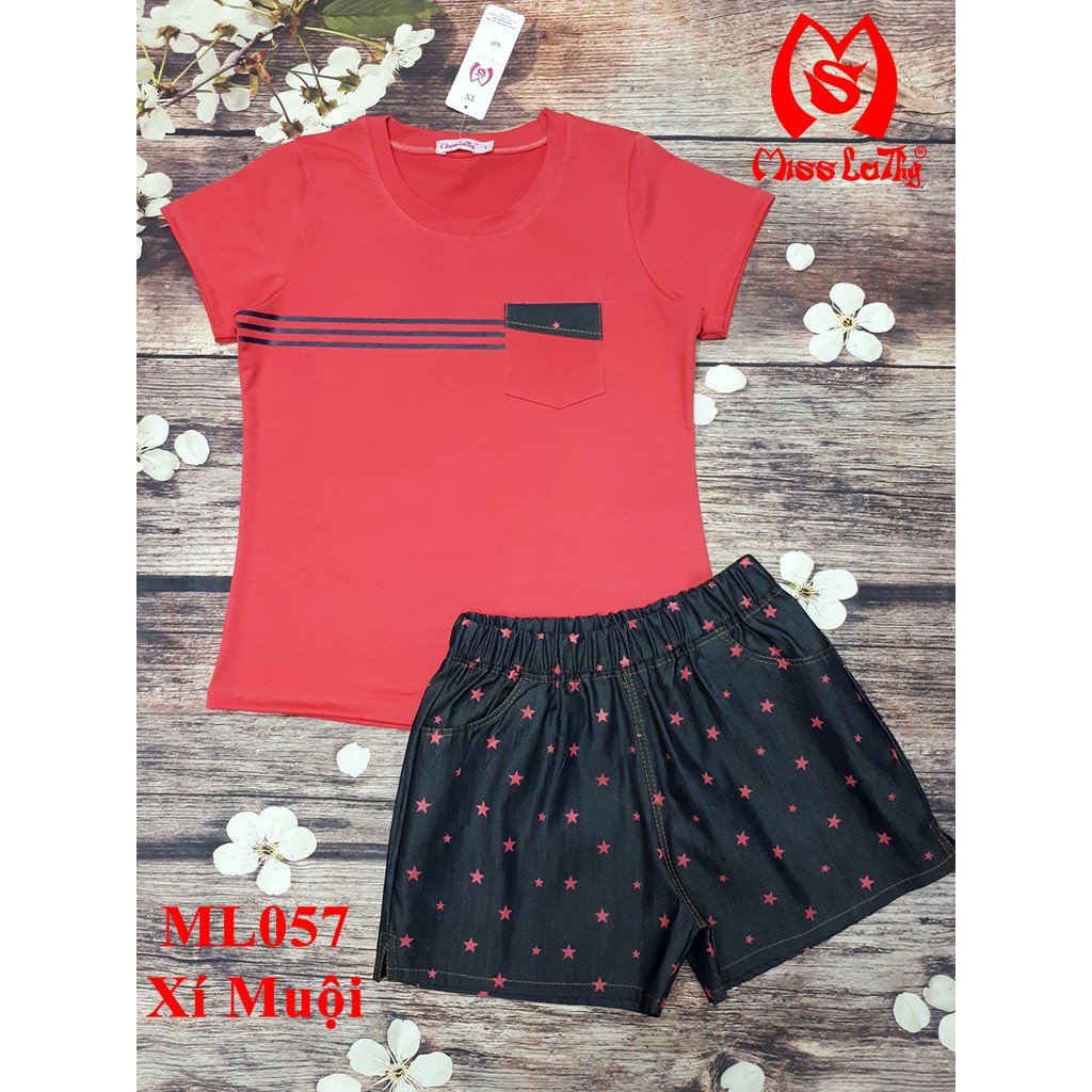 [Freeship từ 150k] ML057+ - Bộ mặc nhà nữ Jean Ngôi Sao MISS LATHY | BigBuy360 - bigbuy360.vn