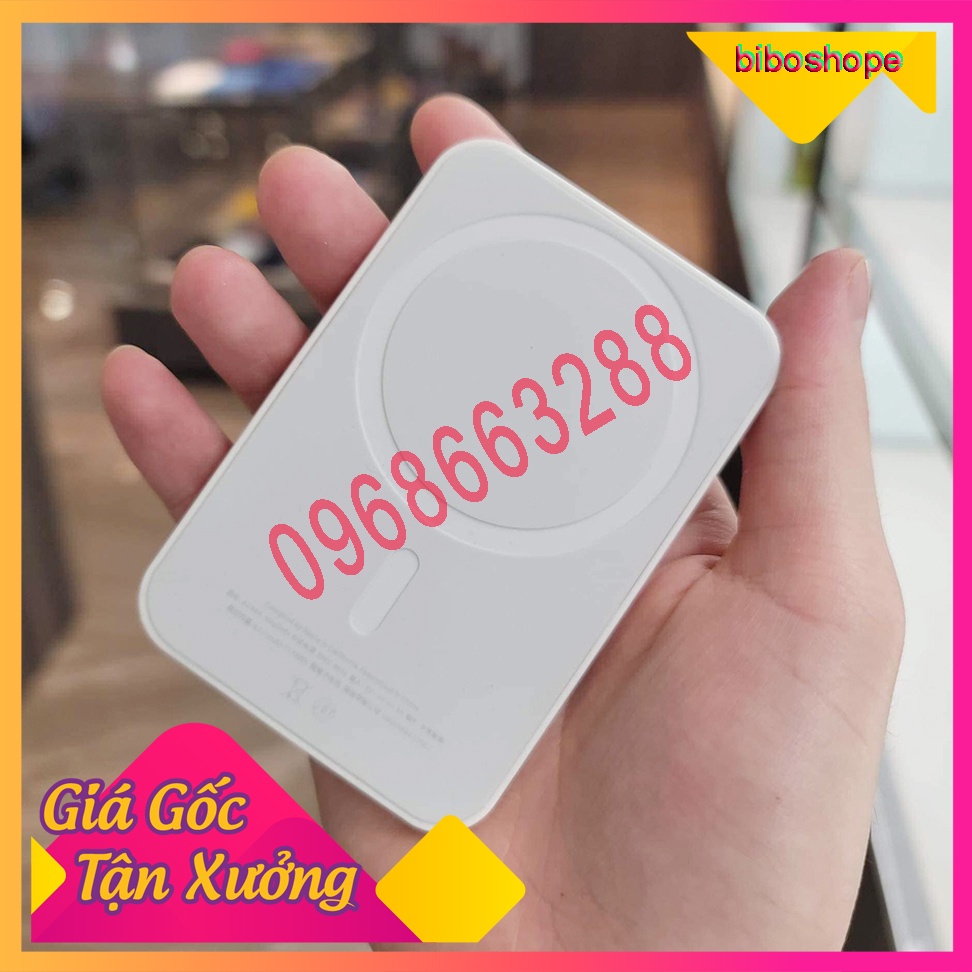 🔥Siêu Hot🔥Sạc dự phòng ko dây cho điện thoại IPsạc nhanh pin 5000mAh công suất 20W Siêu tiện lợi🔥Free ship🔥