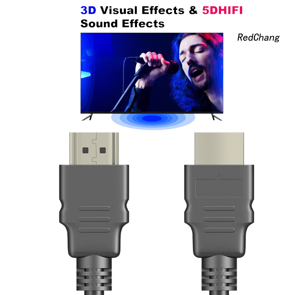 -SPQ- 1/1.5m High Speed HD 1080P 3D Audio Video Sync HDMI Cable Cord for PS3 Projector