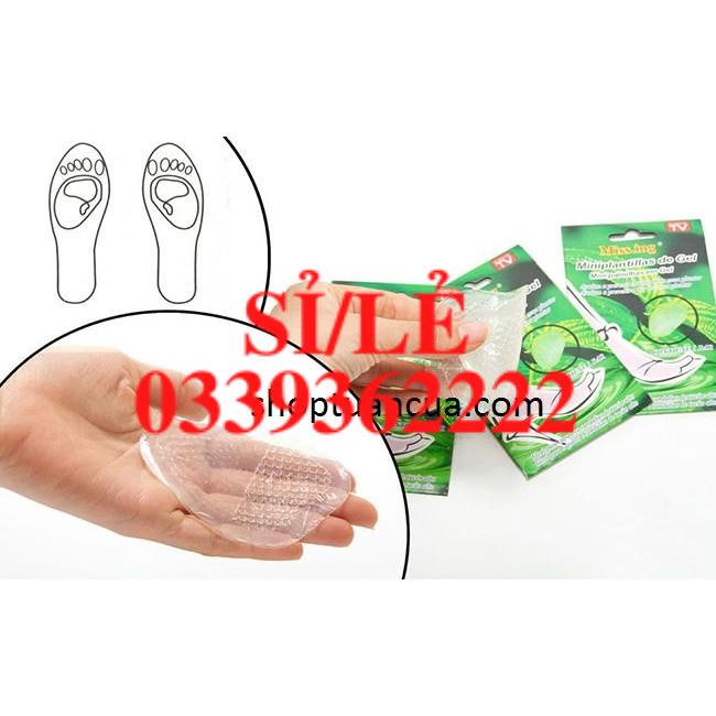 [ COCOLOVE ] Combo 4 miếng lót giày silicon êm chân (LGX01)