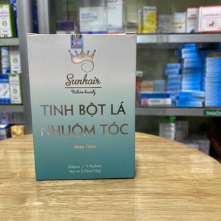 TINH BỘT LÁ NHUỘM TÓC SUNHAIR