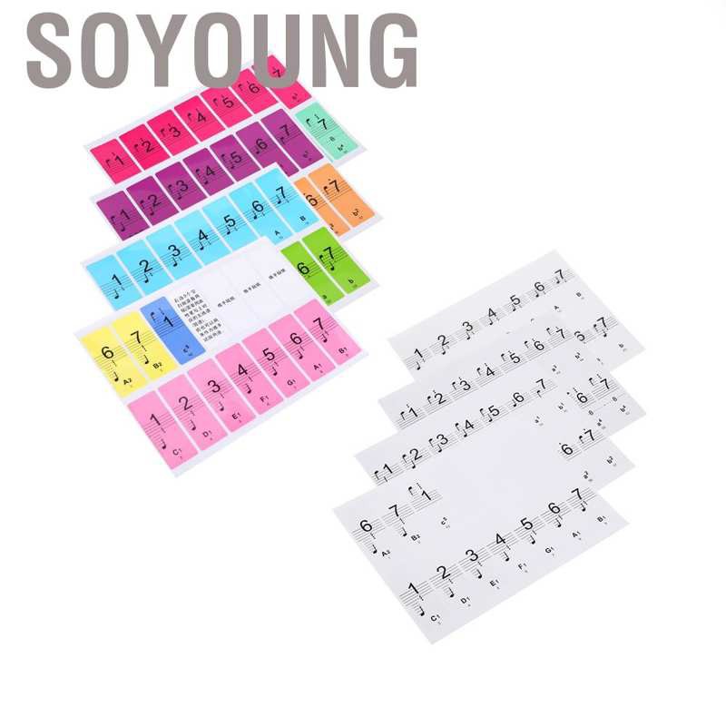 Nhãn dán phím đàn piano 88 tiện dụng bền bỉ