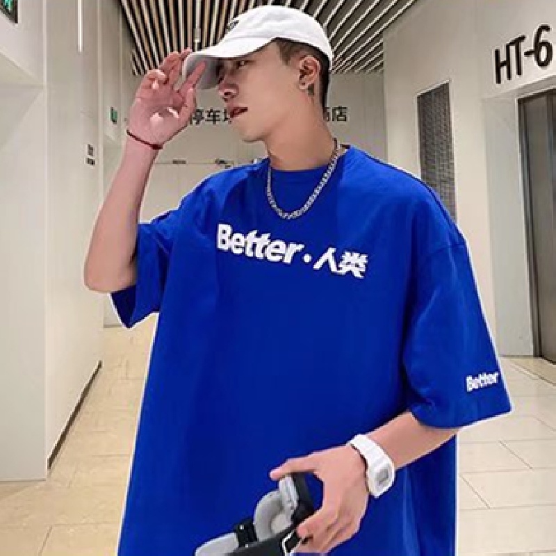 Áo Thun Tay Ngắn Dáng Rộng In Họa Tiết Thời Trang Mùa Hè Phong Cách Hàn Quốc Cho Nam Và Nữ Size M-5XL