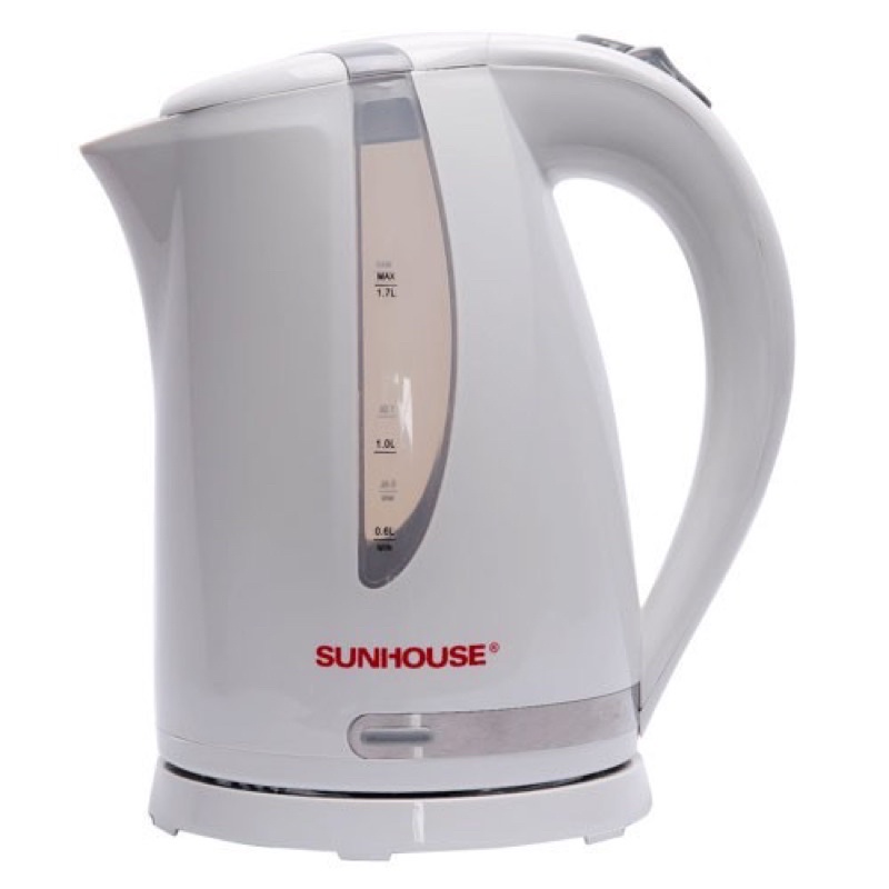 ẤM SIÊU TỐC NHỰA SUNHOUSE SHD1300 TRẮNG