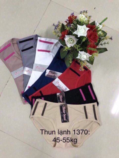 Quần lót Thái Lan thun lạnh Free size cỡ 40kg-60kg