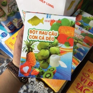 Bột rau câu con cá dẻo, rau câu giòn