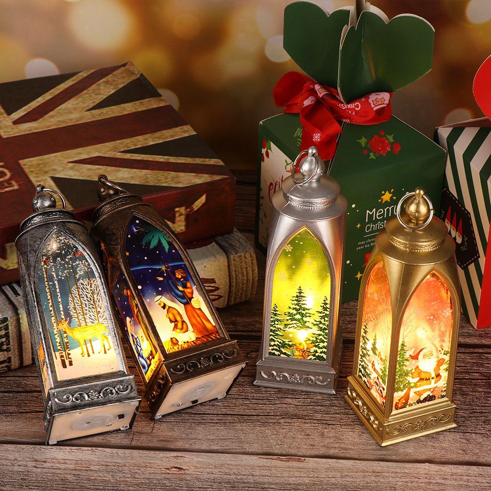 YOLA Lồng Đèn Treo Trang Trí Giáng Sinh Hình Ông Già Noel