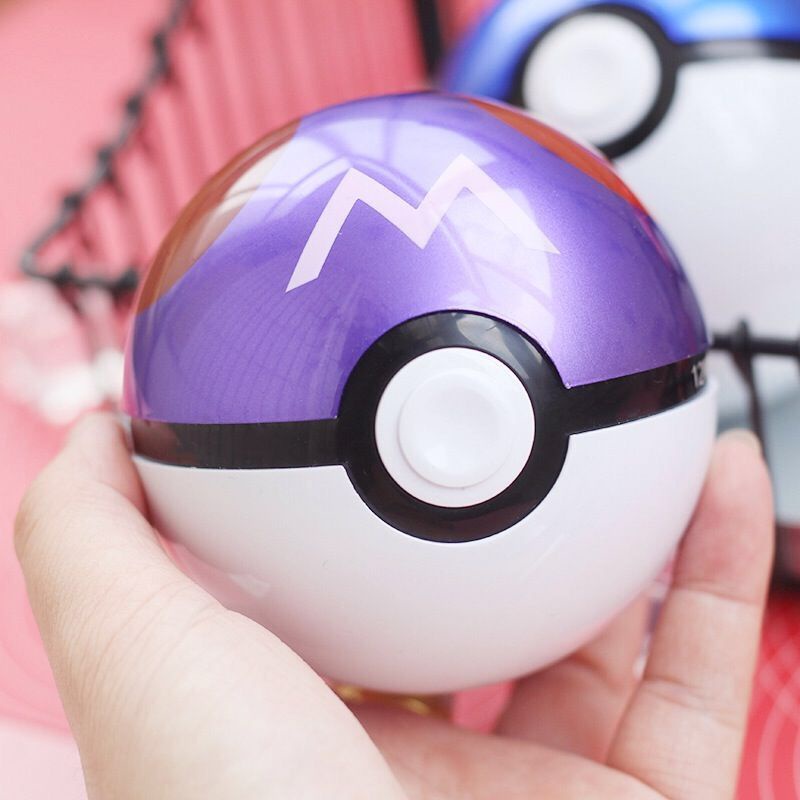 Pin Sạc Dự Phòng Mini 10000mAh Hình Quả Bóng Pokemon Thiết Kế Dễ Thương